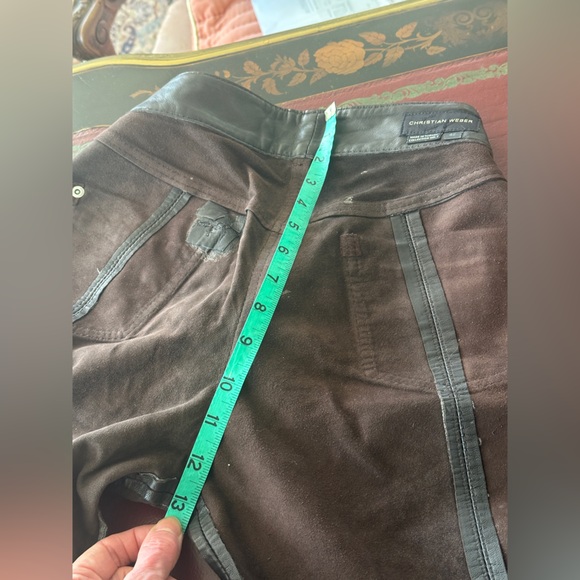 Glove softest leather Pants Jeans style Zippers ankles42 size Low rise. Designer - Picture 16 of 16